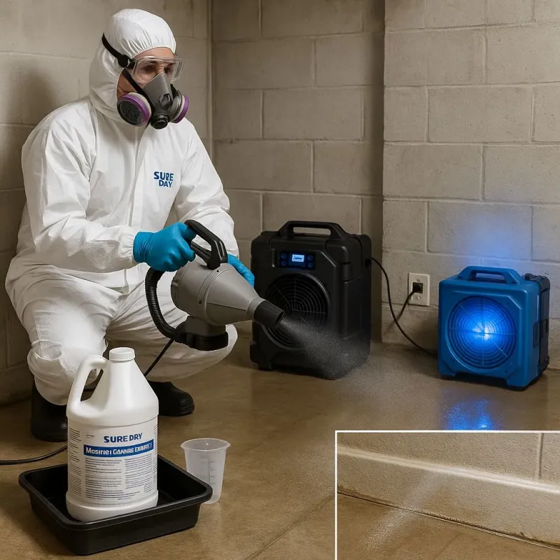 Sanitization and Odor Removal process in Silverdale, WA